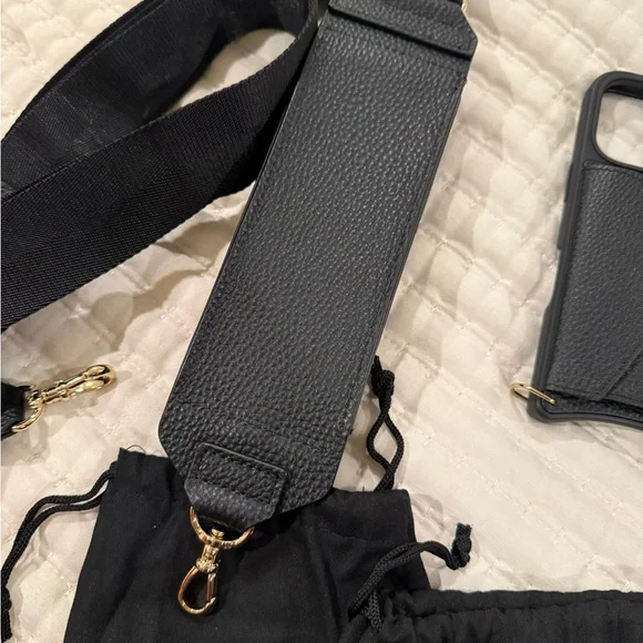 Bandolier Black Gold iPhone 16 Pro - Case and Strap Set lot